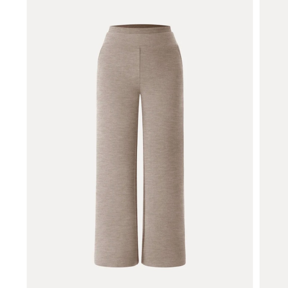 NWT $89 OGL FuzzLuxe Double Waistband Straight Leg Pants with Pockets Size STall